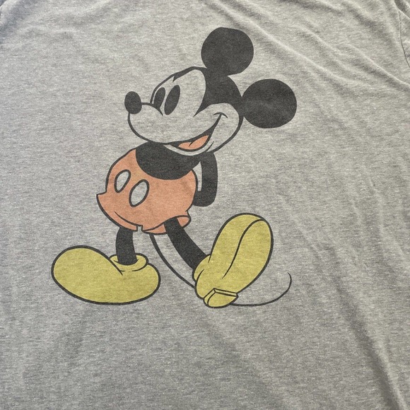 Disney Vintage Look‎ Mickey Mouse Heather Gray T-Shirt/Clothes Men's XL - Picture 2 of 10